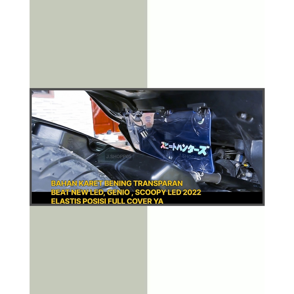 RK MUDFLAP AKRILIK BEAT NEW 2020-2024 SCOOPY NEW GENIO