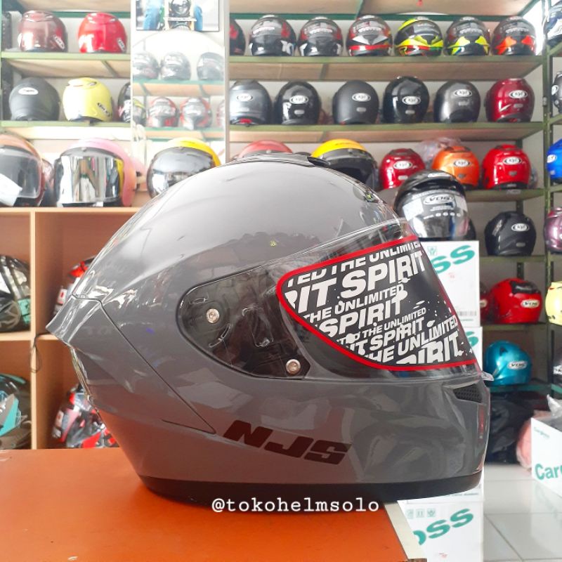 NJS ZX1 Solid Stone Grey Glossy