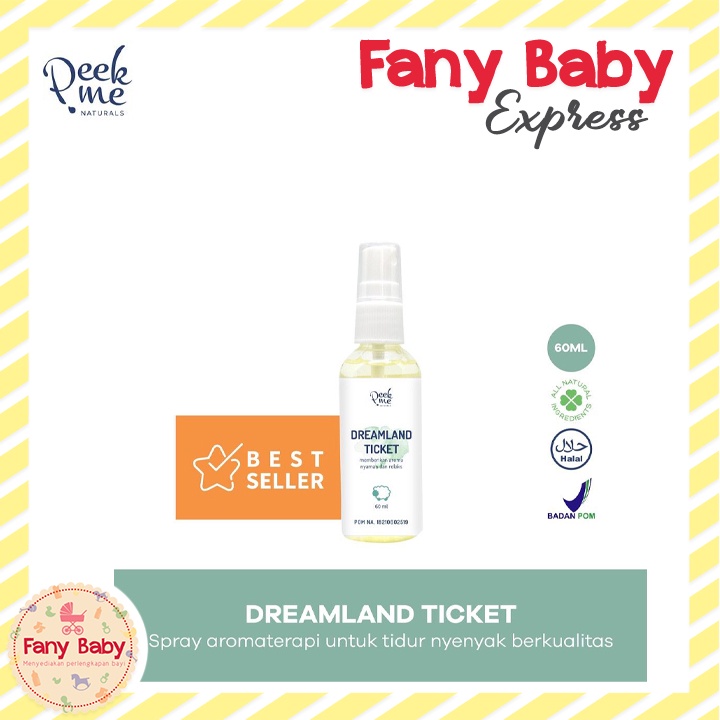 PEEK ME NATURALS DREAMLAND TICKET (ANTI INSOMNIA) 60ML