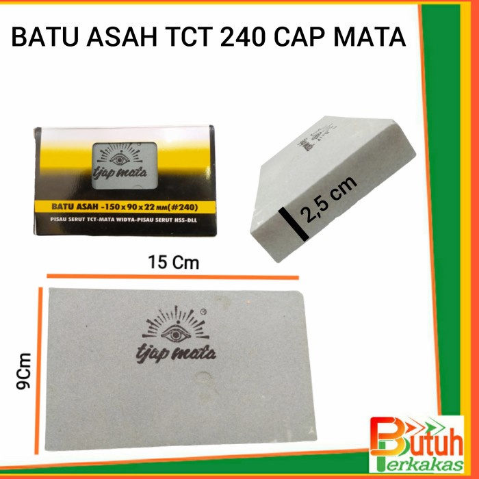 batu asahan pisau - batu asah cap mata - pengasah pisau dapur - asah