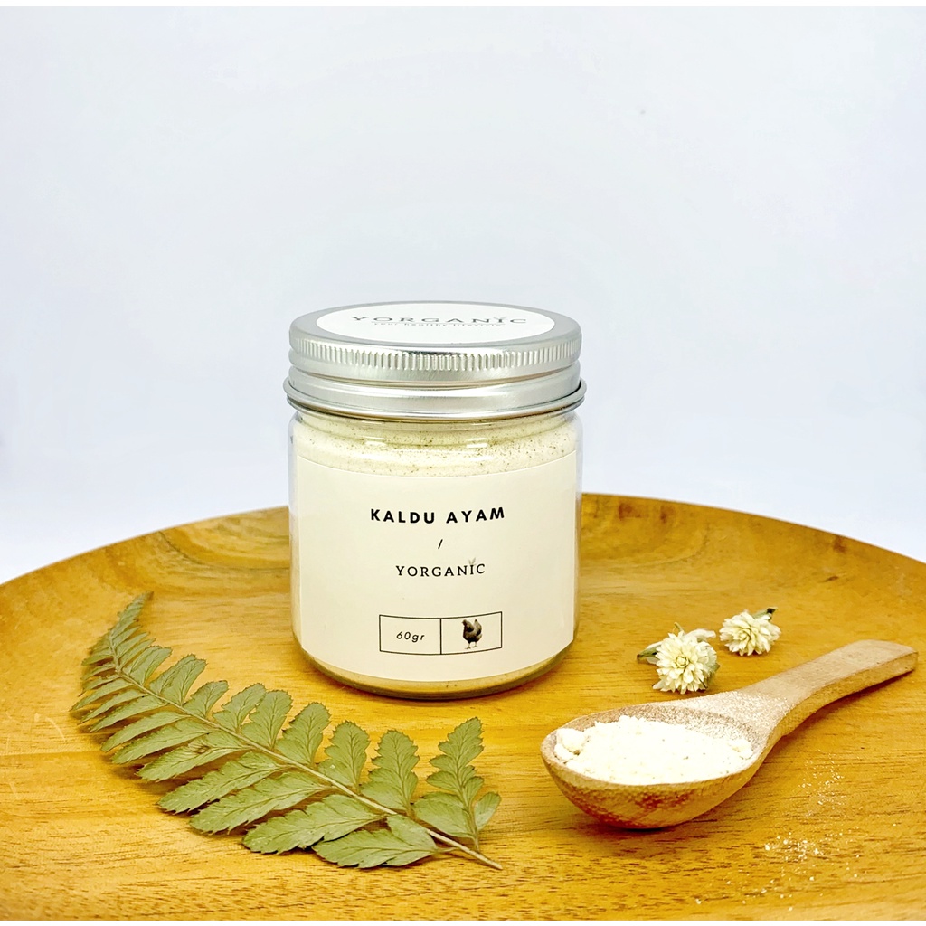 

Kaldu Ayam Bubuk Organik(NO MSG)/Organic Chicken Powder-Yorganic