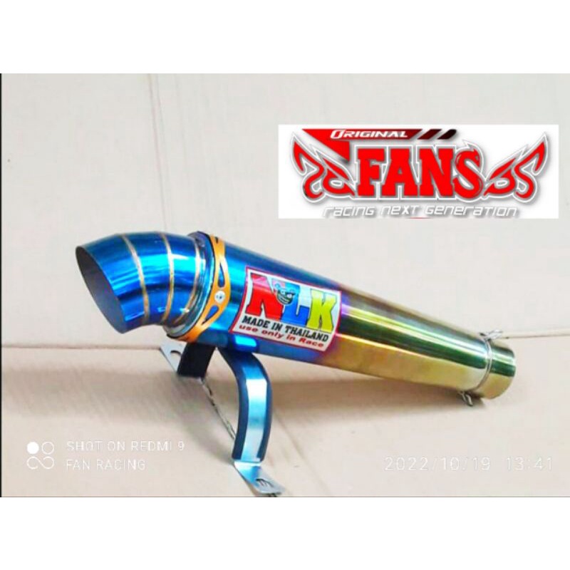 Silincer / Muffler Knalpot Racing NLK Wave110 Wave125 Kriss100 Kriss125 Kriss110 Srl110 Srl115fi Lag