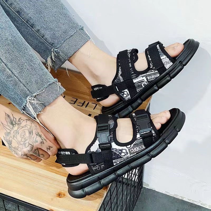 【Promo termurah7.7】SANDAL PRIA SANDAL GUNUNG PRIA-SANDAL GUNUNG PRIA ORIGINAL /SANDAL GUNUNG PRIA TERBARU/[FREE ONGKIR]Tali Belakang Yang BiSa DilepaS/Padat Semua Karet/Non-Slip Di Hari Hujan/Sendal Fashion Pria/Sendal Kasual Pria