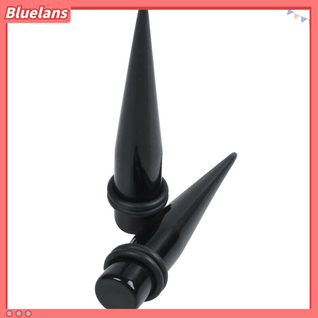 Bluelans 1Pc Acrylic Spiral Taper Flesh Tunnel Ear Stretcher Expander Cone Shape Earrings