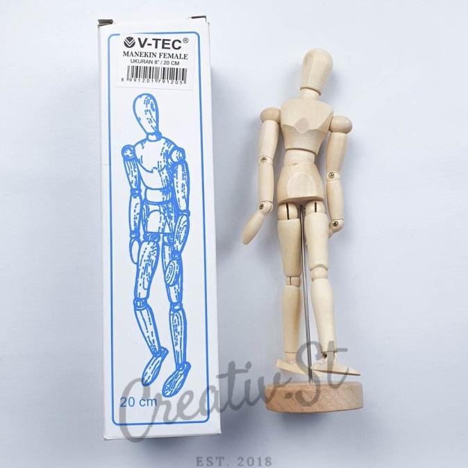 

Manekin Kayu Gambar 20 cm