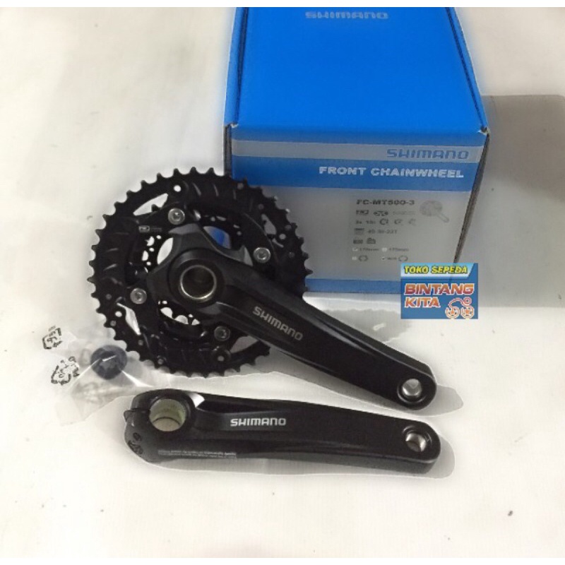 Crank Crankset Shimano Deore Mt500 3 Speed 40t