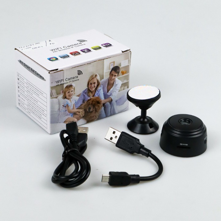 Taffware Mini WiFi IP Camera CCTV 1080P - A9 - Black