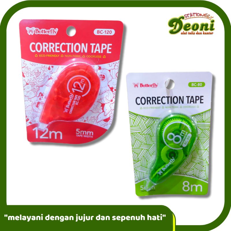 

Butterfly Correction Tape 8M 12M BC.80-120