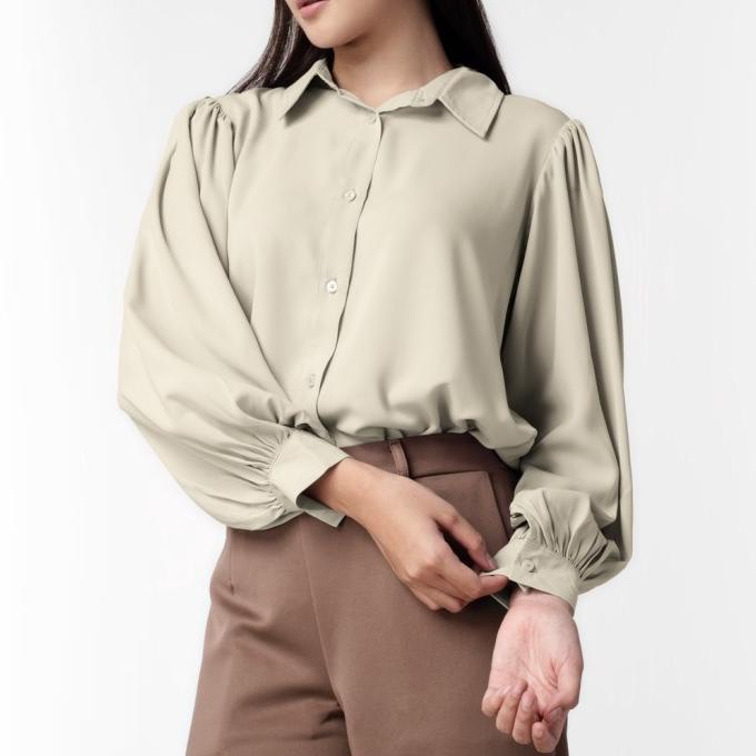 ORIGINAL Benhill Kemeja Wanita " Seori" Olive 867-39779