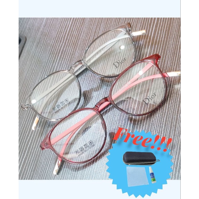 kacamata Dior fashion elastis bluecromic normal,minus