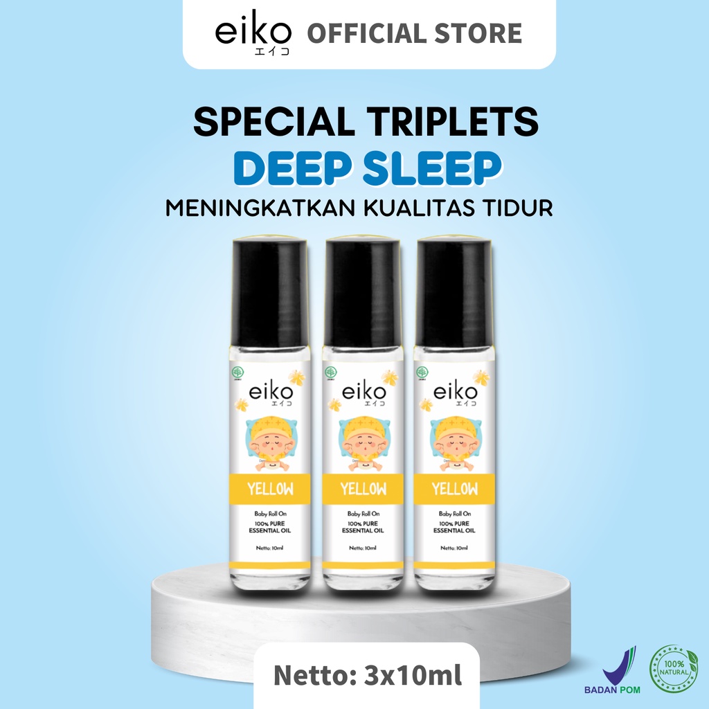 Essential Oil Baby EIKO - EIKO Baby Oil - EIKO Package Special Triplets Relax and Deep Sleep - EIKO 