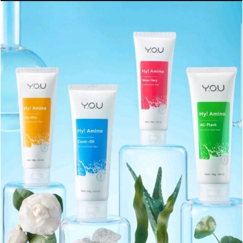 [HELLOSKIN] Y.O.U. HY AMINO GLO-WIN/ HY AMINO AC-TTACK/HY AMINO CONTR-OIL FACIAL WASH