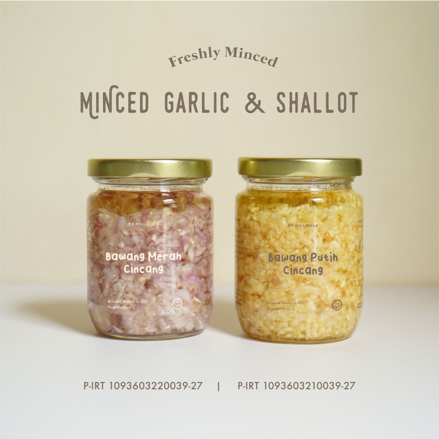 

Bawang Putih / Merah Cincang - Minced Garlic Shallot in Oil Millimala