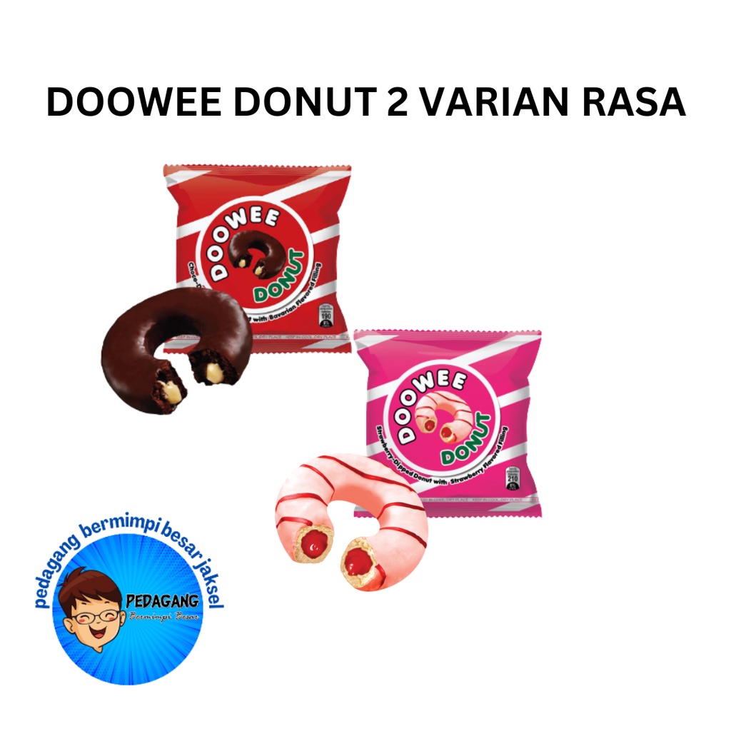 Doowee Donut/ Doowee Donut 2 Varian Rasa/ Donat