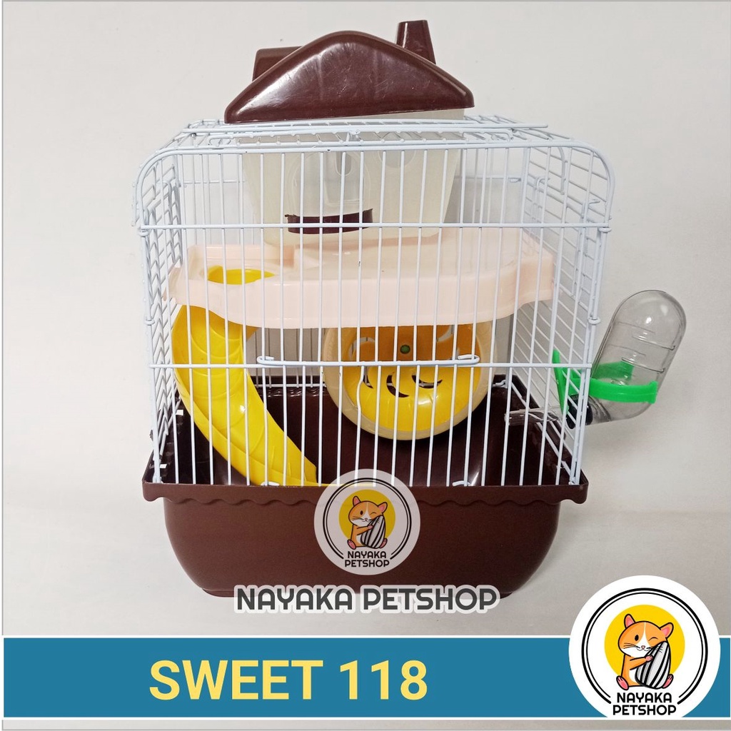 Sweet 118 Kandang Hewan Hamster Tingkat 2 Lantai