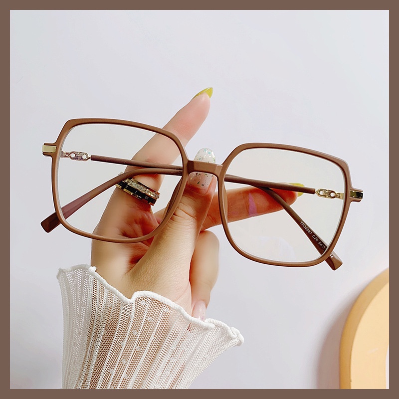 BV.ID KC926  Kacamata Anti Radiasi Persegi Kacamata Style Korea Bingkai Retro Petak Eyeglasses