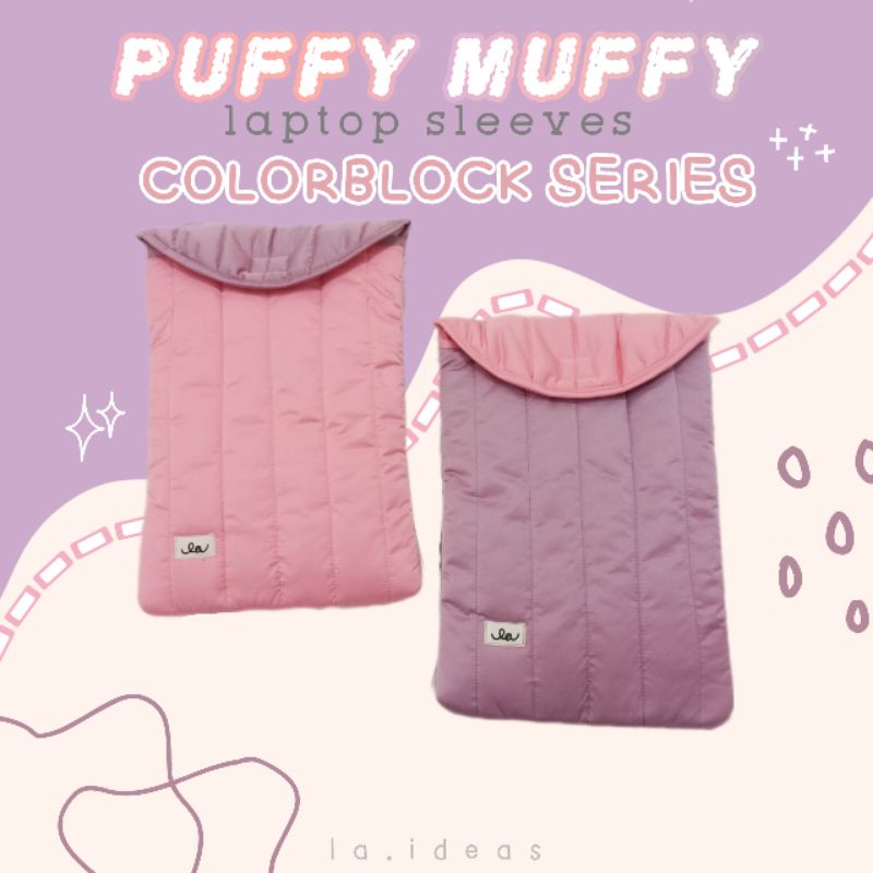 Laptop Sleeves / Tas Laptop - Puffy Muffy | LA.IDEAS