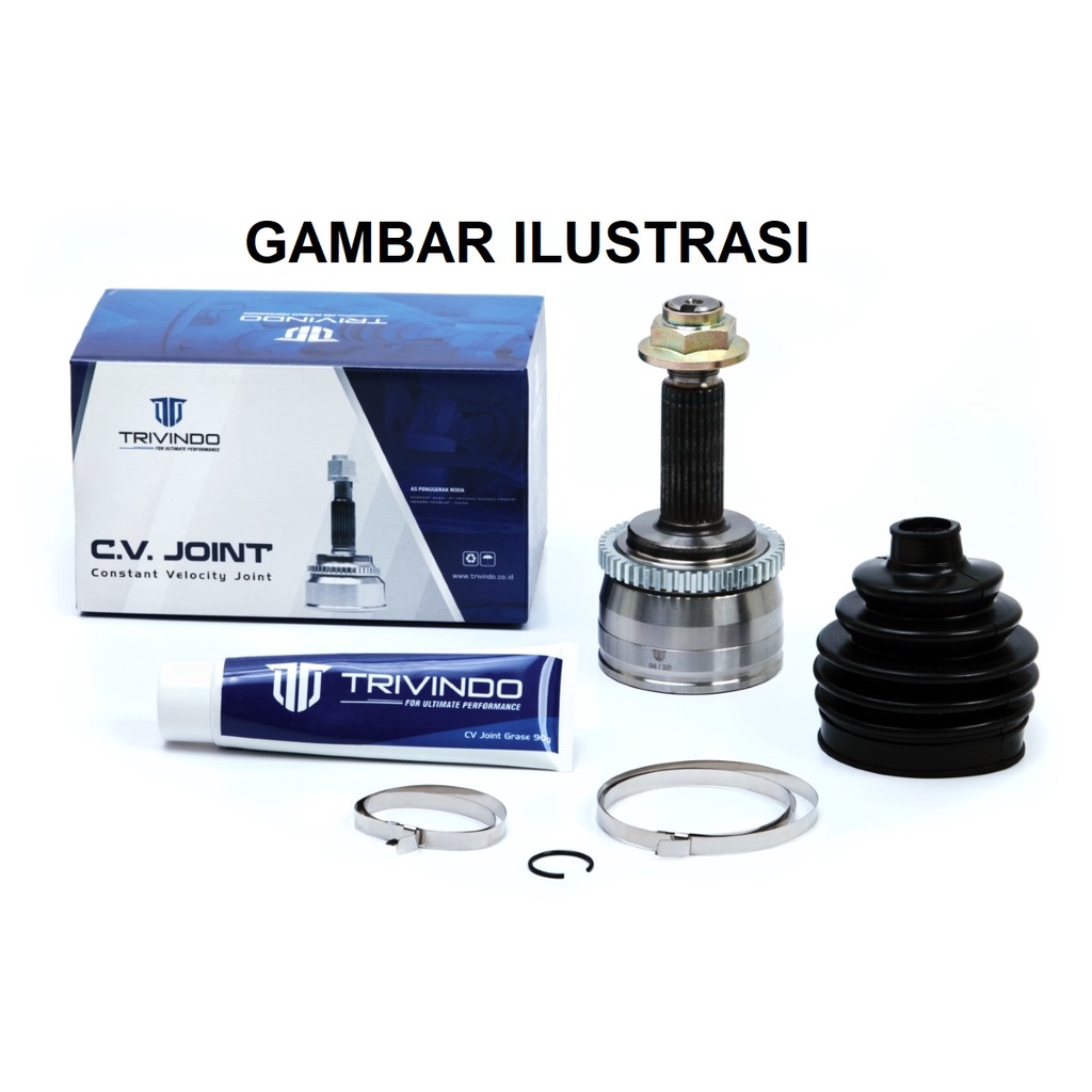 Trivindo CV Joint Luar 0K2SB-25-600 KIA Spectra ukuran 28-22-56