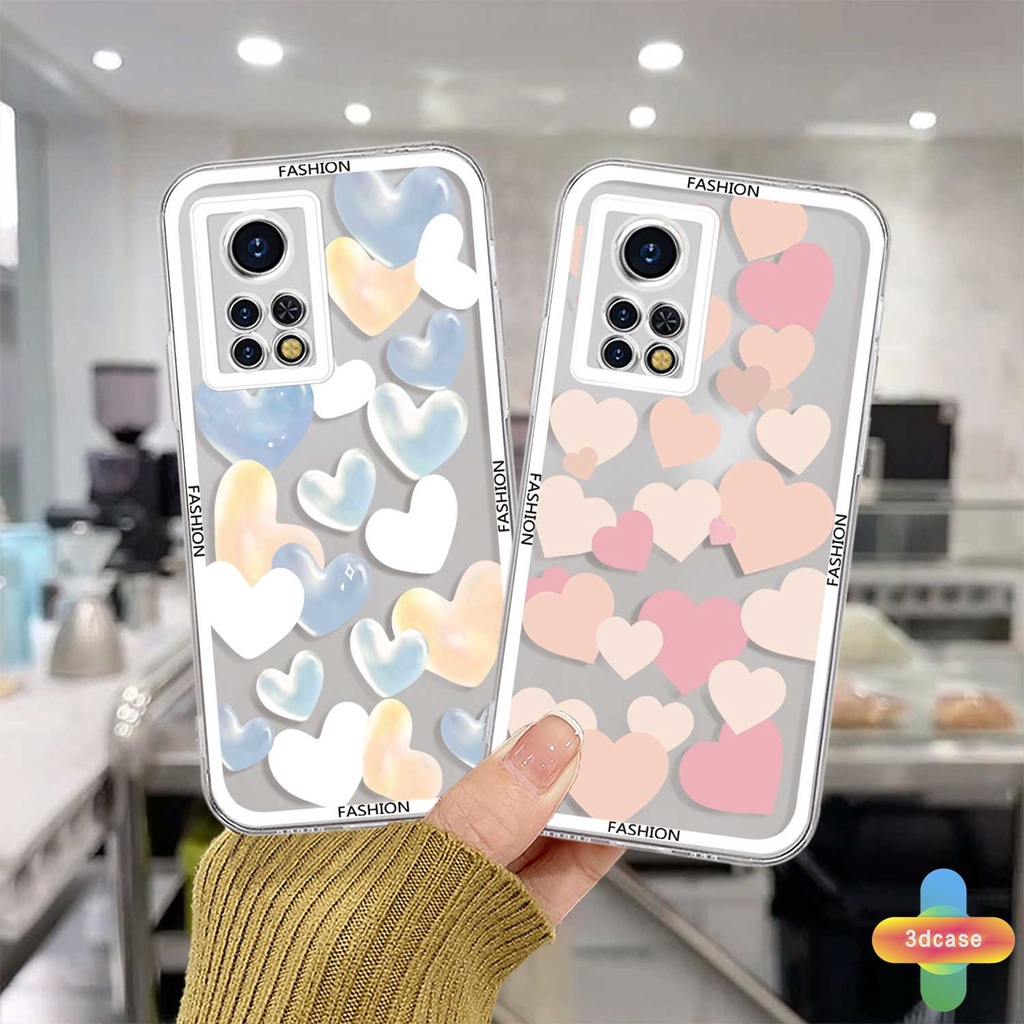 Soft TPU Case Infinix Hot 11S NFC 10 11 Play 10 10t 10s NFC 10i 9 Pro 10 Lite 11 Plus Hot 9 Play 11 Smart 6 5 4 4C 5 Pro Tecno Spark 5 PRO A15 A16 A9 A5 A7 A5S Y12 Y20 Y15S Y21S A12 Love Heart Camera Protection Case