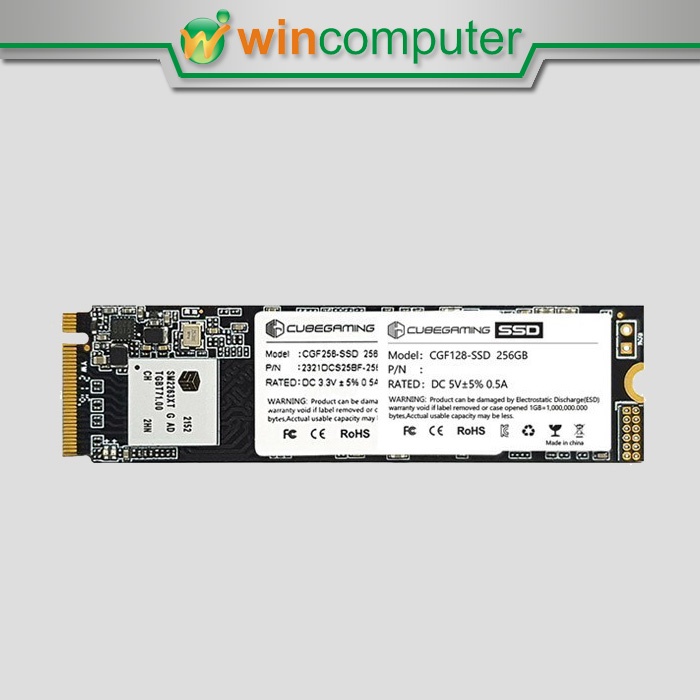 Cube Gaming SSD CG8 Series 256GB M.2 NVME PCIE