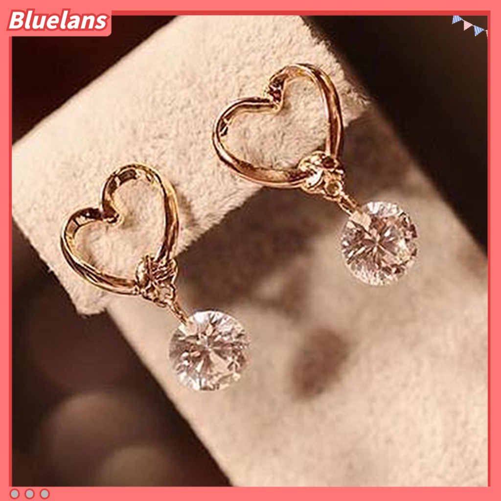 Bluelans Earrings Bowknot Faux Pearl Design Beautiful Alloy Jewelry Gift Ear Stud