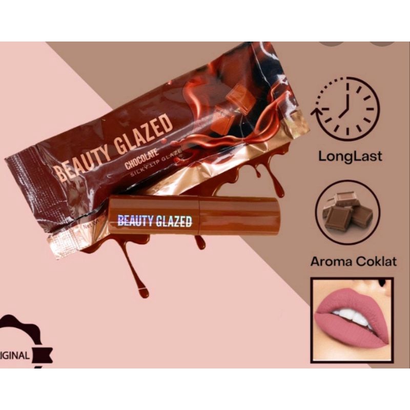 Beauty glazed chocolate lipcream lipstick chocolate