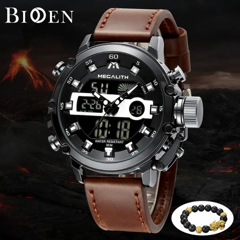 BEST SELLER!!! BIDEN ORIGINAL SPORTY KASUAL PRIA CANVAS MILITER ANALOG DIGITAL SANTAI