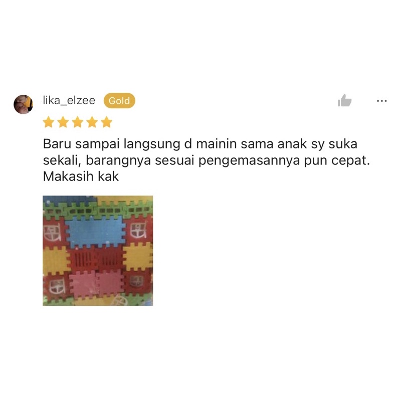 Mainan Edukasi bongkar pasang