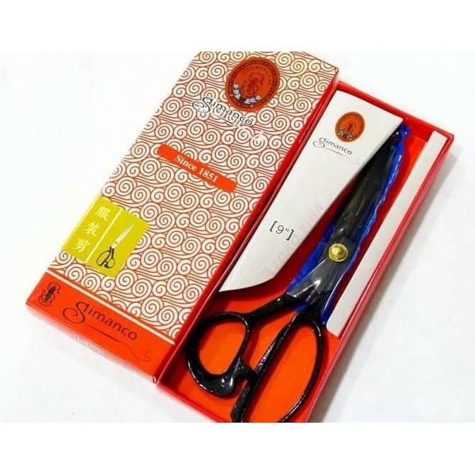 

Gunting Potong Bahan Kain - Tailor Scissors SIMANCO 9" - SL9