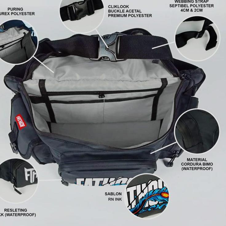 Murah Meriah WAISBAG| FATHCH| BLACK | ORIGINAL | NEW