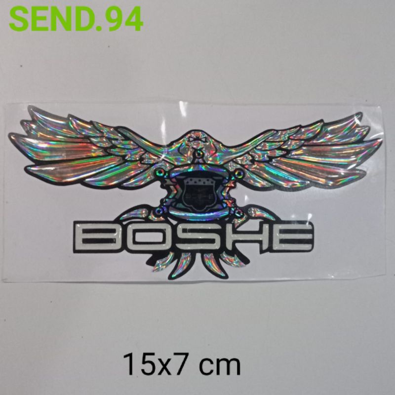 emblem timbul logo BOSHE berkualitas