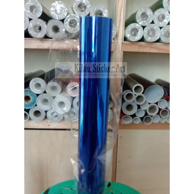 sticker Scotlet biru candy metalik candy biru super candy