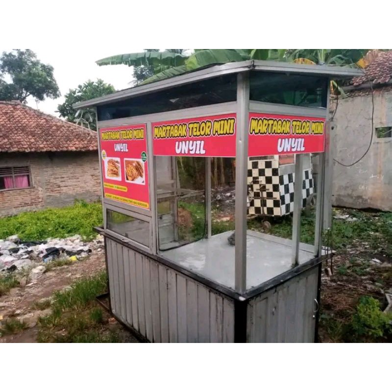 

stiker vinyl gerobak jualan custom permeter plus desain
