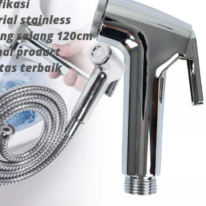 LANGSUNG BELI (043sp) jet shower toilet bidet sower cebok wc duduk closet jet spray kloset sprayer klosed semprotan closed