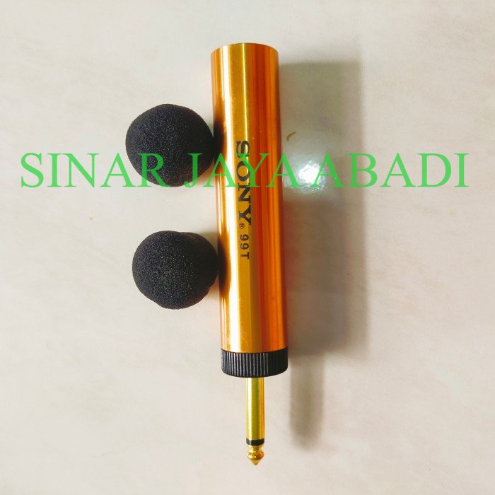 MIKROPON IMAM MICROPHONE MIC JEPIT BANDO SONY 99T panjang kabel 11 m x2