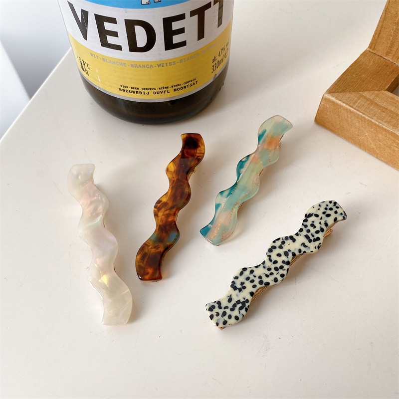 PIN RAMBUT JEPIT PONI MOTIF CURLY JEPITAN PONYTAIL RAMBUT MODEL KERITING KOREA AKSESORIS KOREAN SOLID COLOR WARNA PATTERNED BANGS GOLD BESI