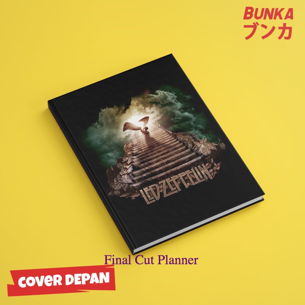 

Notebook Band Led Zeppelin Stairway To Heaven Hardcover A5 Buku Tulis Catatan Notes Agenda Planner Jurnal .