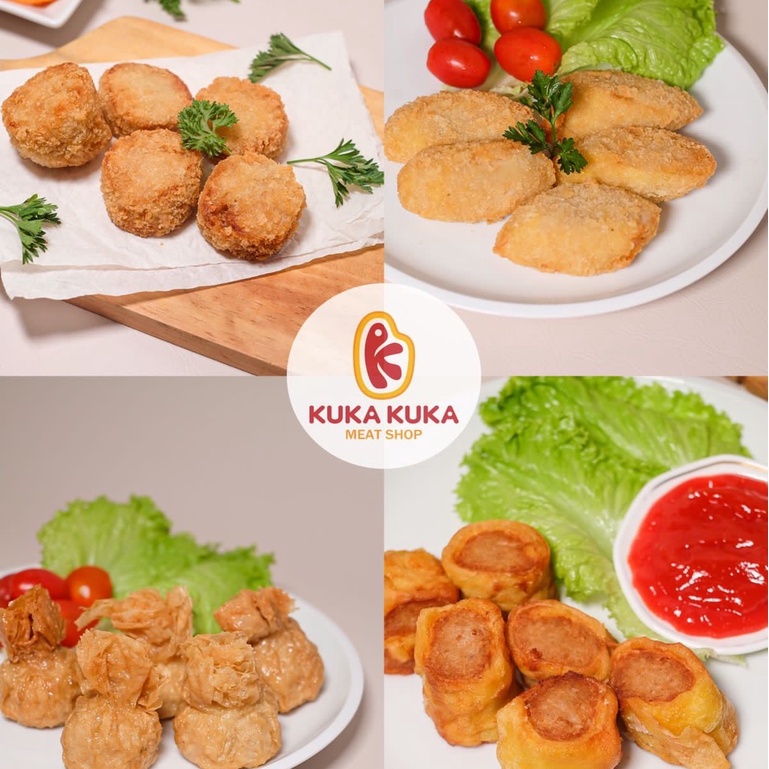 Bento Frozen Food - Shrimp Roll / Tori Ball / Egg Chicken Roll / Ekado / Kaki Naga