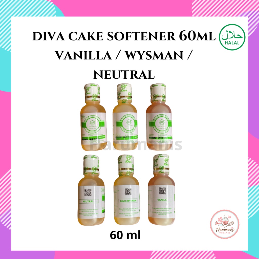 

Diva Cake Softener Vanilla / Wysman / Neutral 60 ml