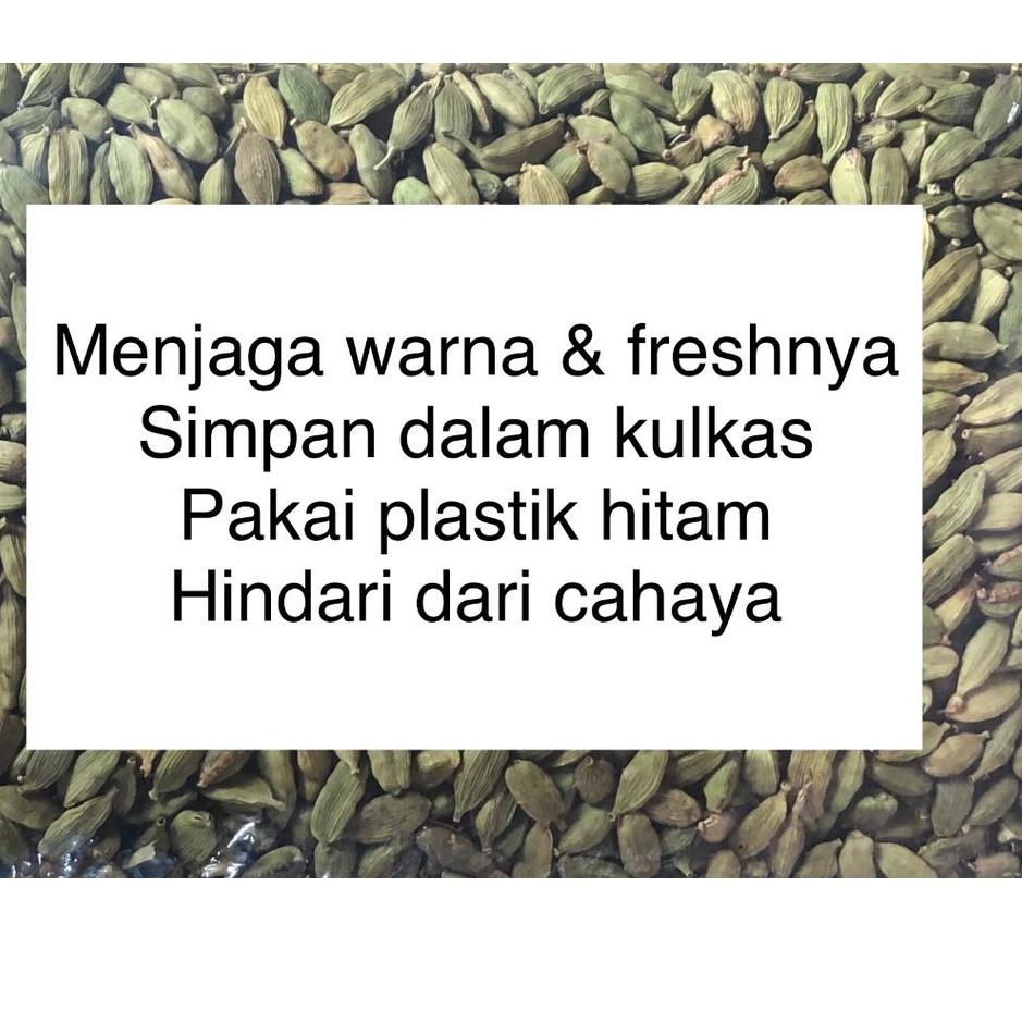 

CSQ6c6B--Cardamom / Green Cardamom / Kapulaga Hijau 1 Kg