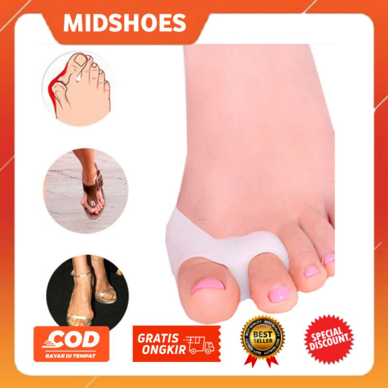 Bunion Korektor / Pelurus Jempol Kaki Korektor Bunion Hallux Valgus / Alat Kotektor Jempol Jari Kaki