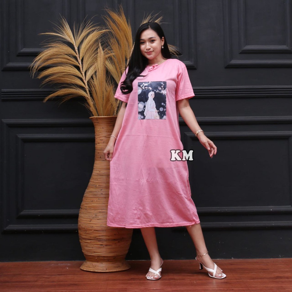Daster Kaos Korea Viral Kekinian Model Tali Adem Murah Terbaru