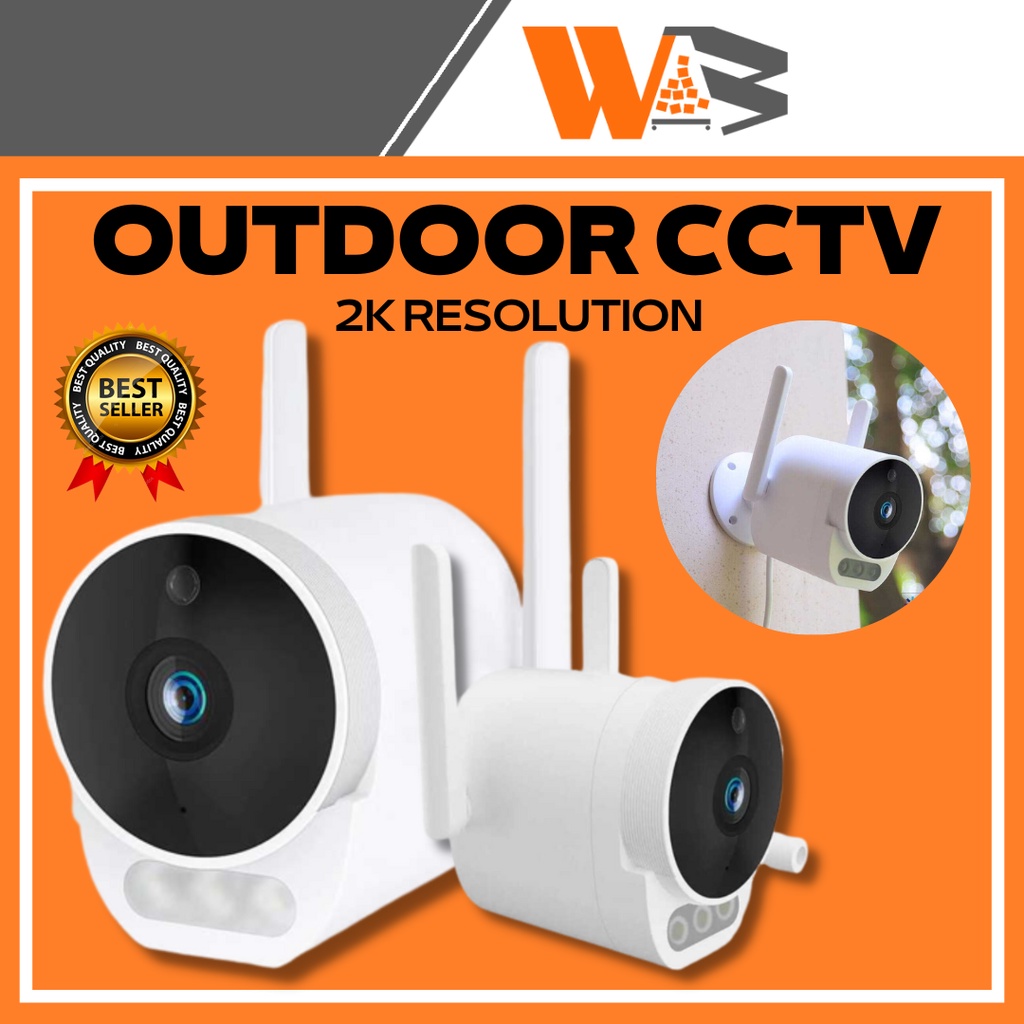 COD Kamera CCTV WiFi Outdoor Camera 2K / CCTV Kamera Pengintai Mini Kamera CCTV Mini Ip Camera