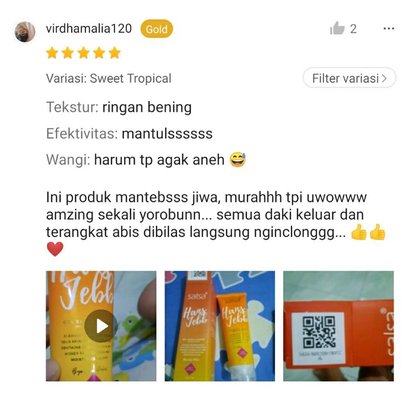 SALSA HAND JEBB | GEL PERONTOK DAKI &amp; KETIAK HITAM LULUR TANPA BILAS | GEL SKIN CLEANSER