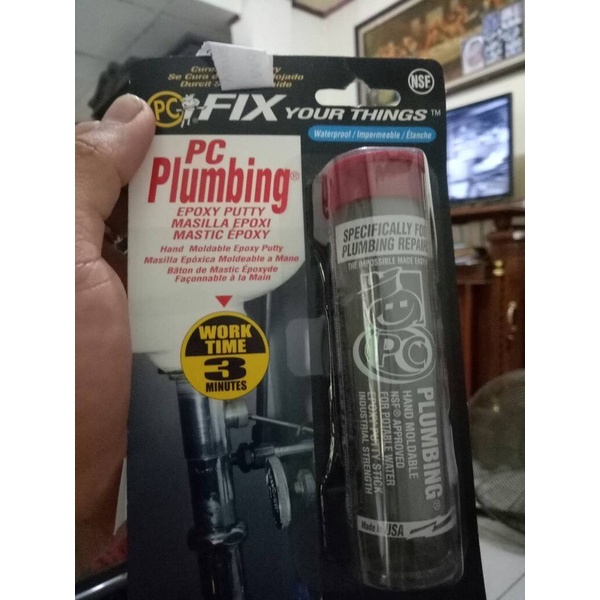 Lem Talang Lem Fix Pc 11 Plumbing Epoxy,Tambal Pipa Air Paralon Kran Bocor Besi