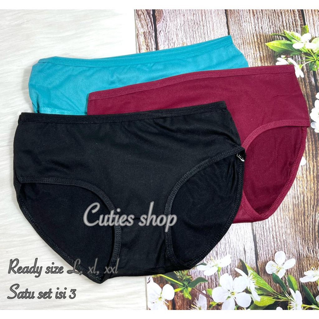 CUTE YANG CD WANITA SPANDEX POLOS