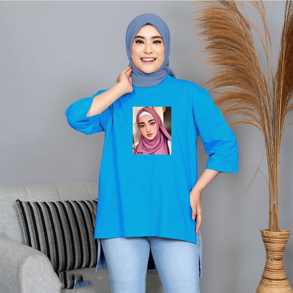 FC - TUNIK BASIC OVERSIZE WANITA HIJAB'S VARIASI 0120 DTF