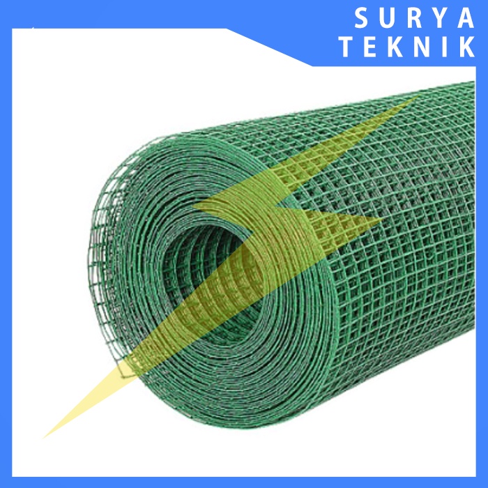 Kawat Loket PVC 1/4" / Kawat Ayakan / Kawat Ram / Kawat Hijau 1/4 Inch
