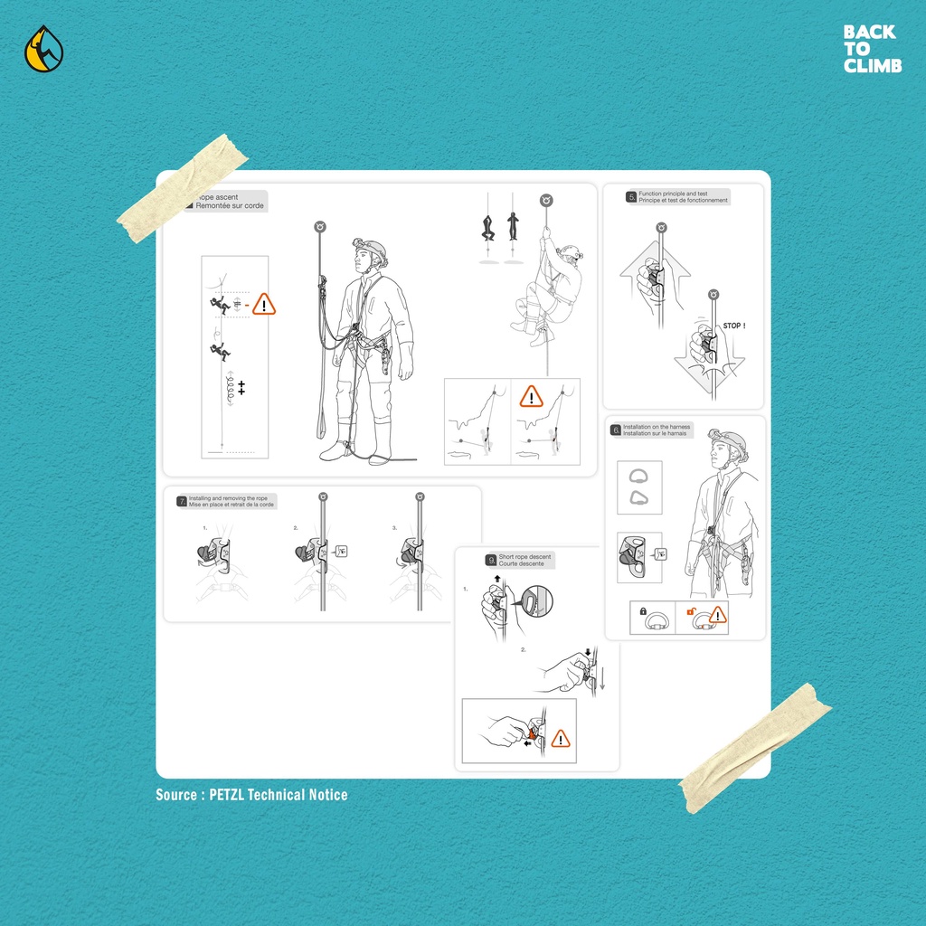 Petzl Croll size L / Croll ascender safety rescue Murah