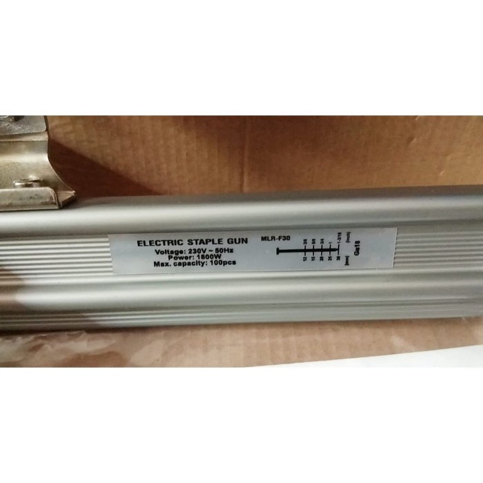 staples listrik Mollar ESTGF30 paku tembak elektrik nailer listrik